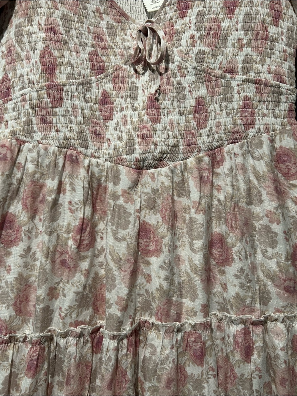 Pink Floral Maxi Dress Zurie Floral Maxi Dress Altar'd State Dress NWT - Picture 5 of 5